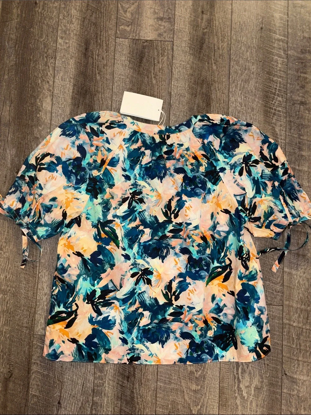 Ulla Johnson Vienne Delphinium Floral Top NWT